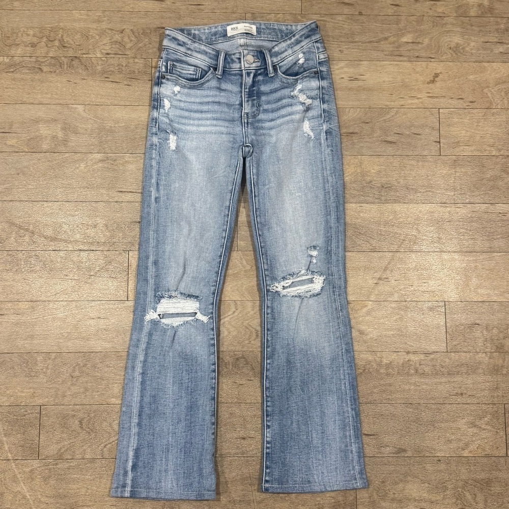 NEW BKE Python Bootcut Jeans Distressed Mid Rise … - image 1